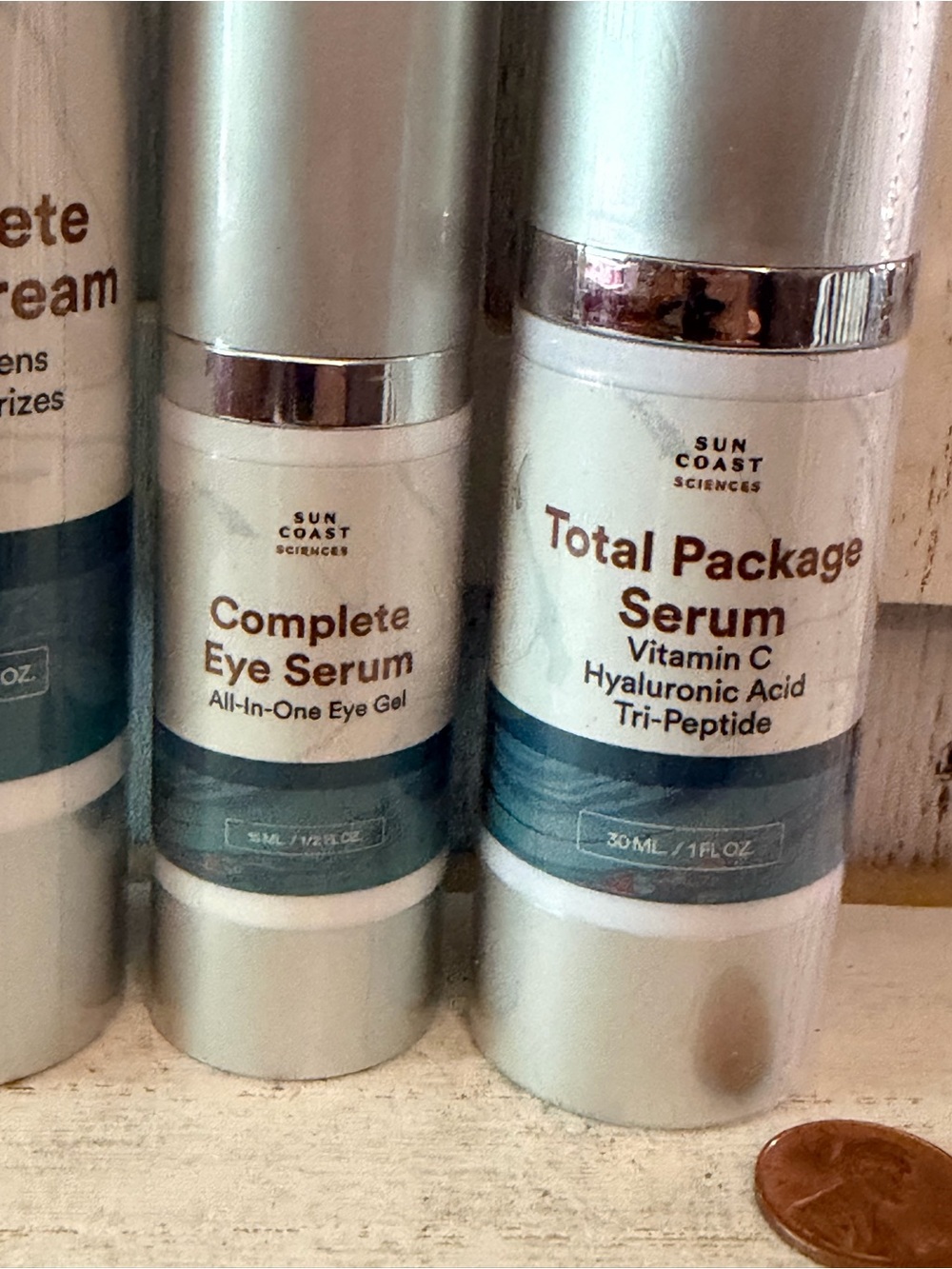 SUN COAST SCIENCES Total Package Serum, Complete Neck Cream, Complete Eye Serum - Picture 3 of 7